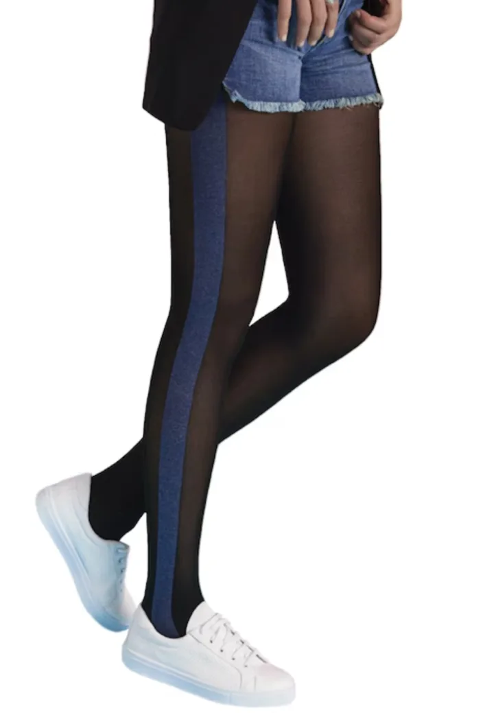 Dres Penti Lovely 40 DEN „Side''- Negru , Engros — Görsel 1