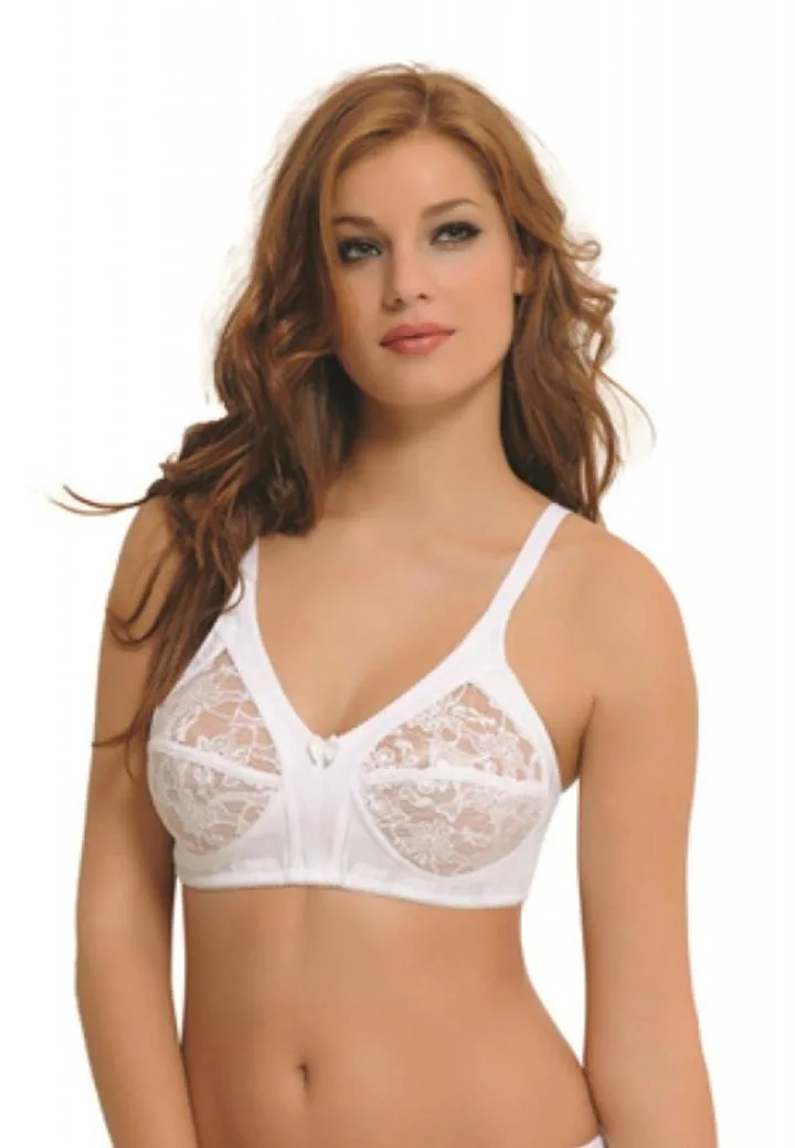 Sutien NBB Dama, Minimizator din Dantelă,Alb ,Engros — Image 1