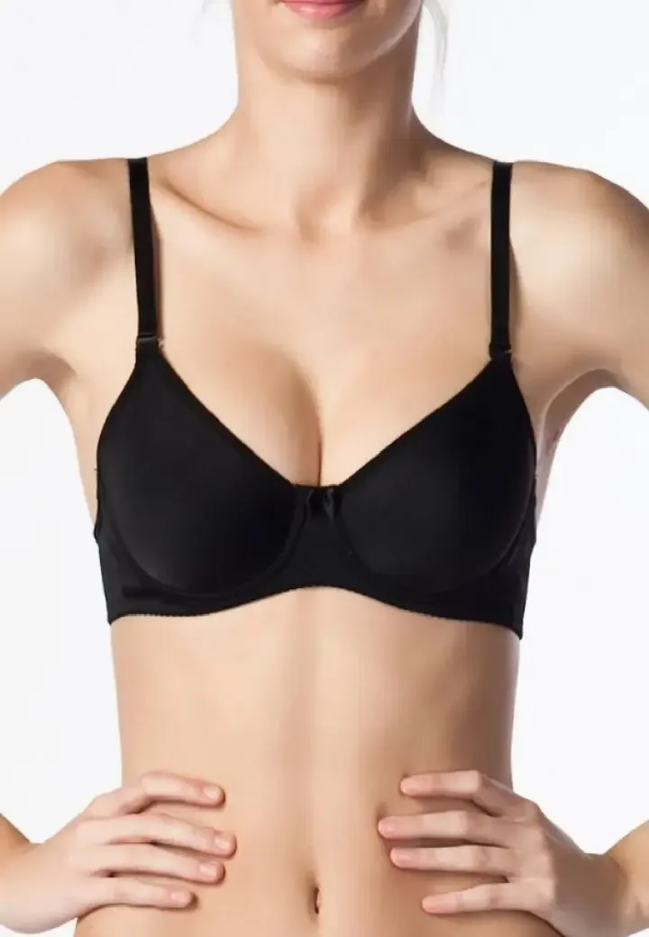 Sutien NBB damă cu balene și cupe moi, culoare negru, Engros — Image 1