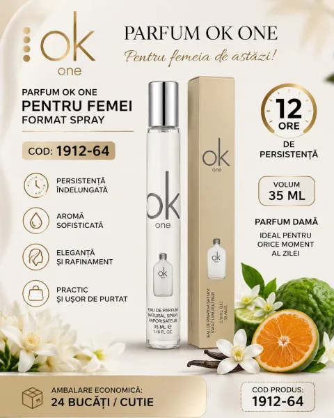 Parfum Damă 35 ml - Cod 1912-64 - 24 Buc/Cutie Engros