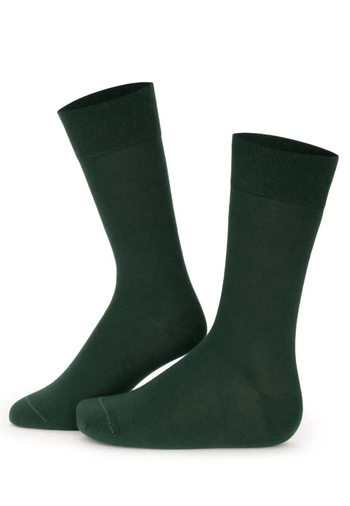 Sosete Bărbați Bambus, Fără Cusătură, Verde,Engros — Image 1