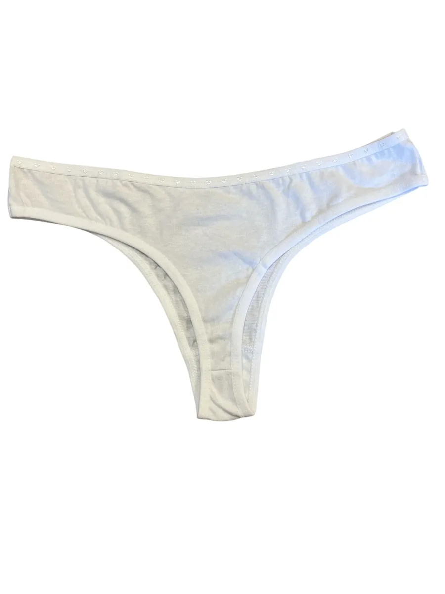 Chiloti Dama, Tanga ,Culoare Alb , Engros — Görsel 3