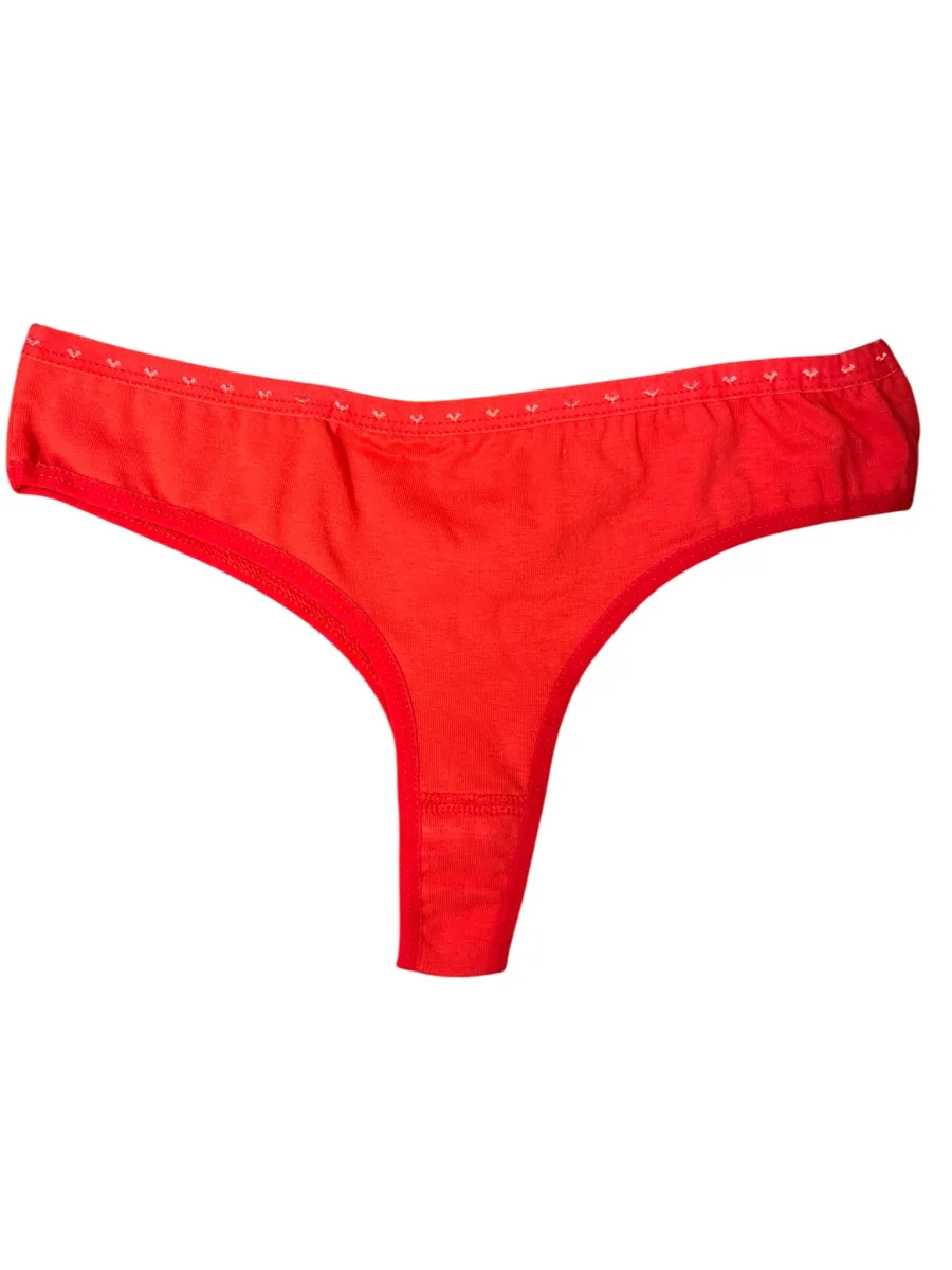 Chiloti Dama, Tanga ,Culoare Rosu, Engros — Image 2