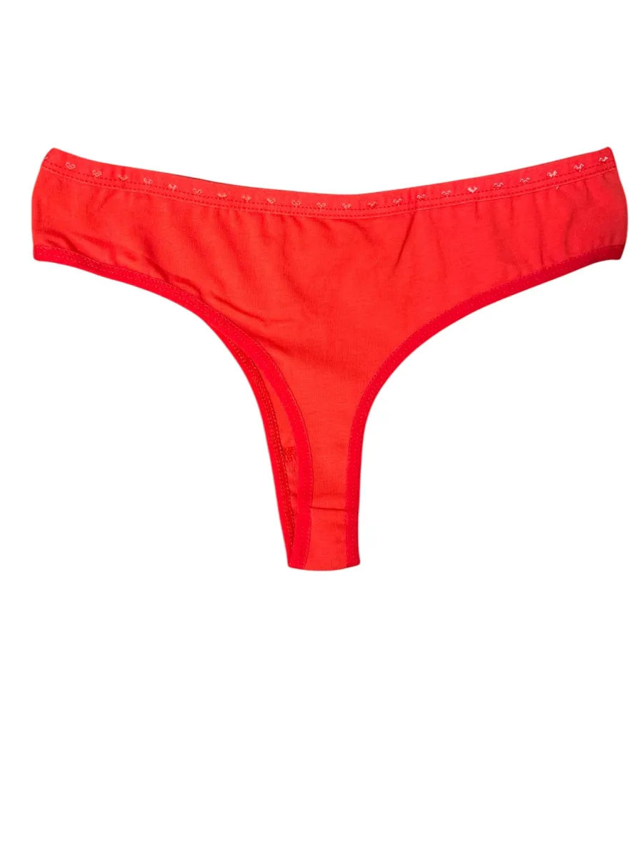 Chiloti Dama, Tanga ,Culoare Rosu, Engros — Image 3