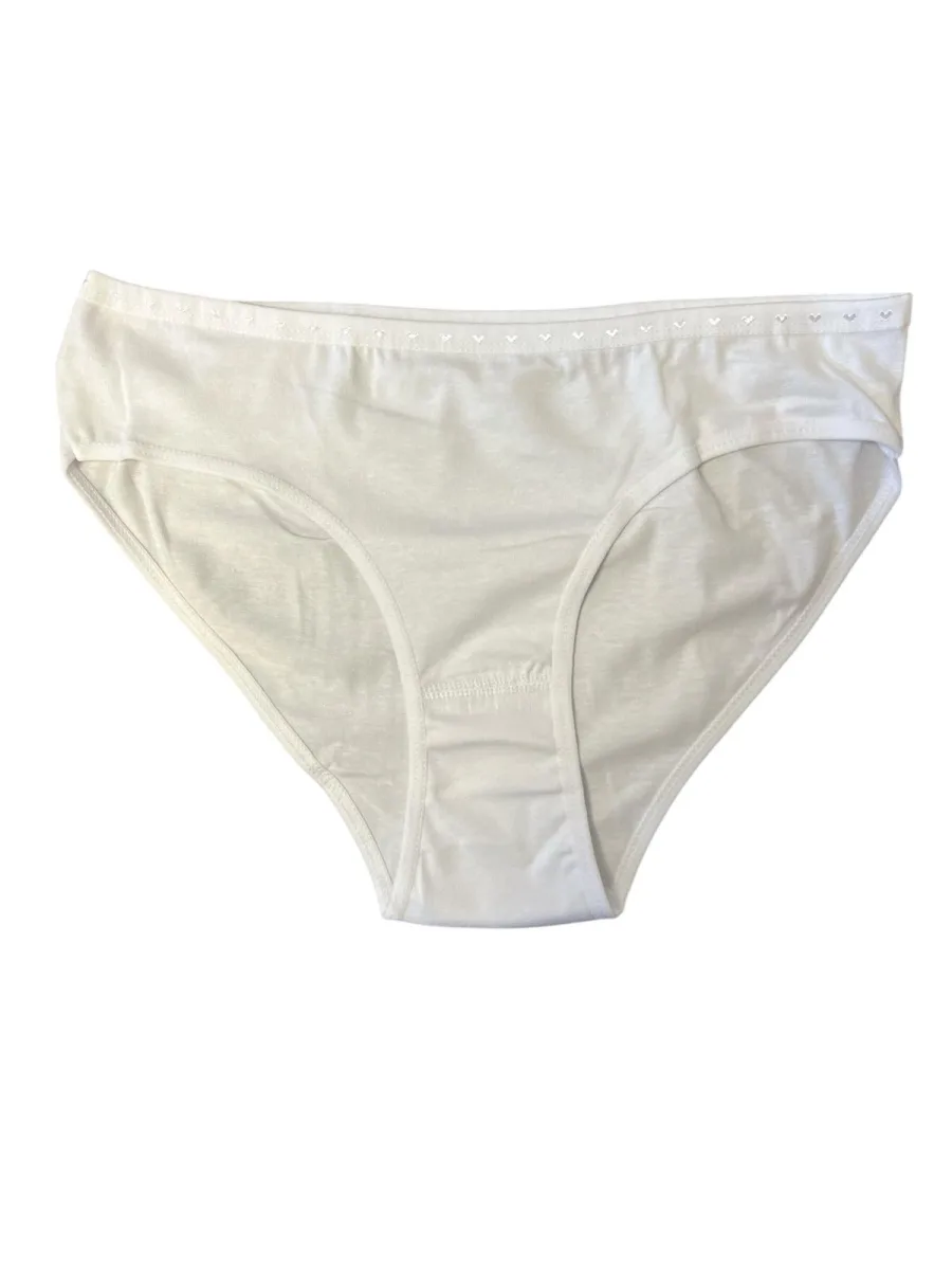 Chiloti Dama, Clasic, Culoare Alb , Engros — Imaginea 2