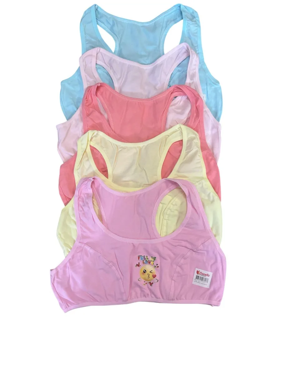 Bustiera Fete ,Cu Bretea Lata,Culoare Diversificata,Engros — Imaginea 1