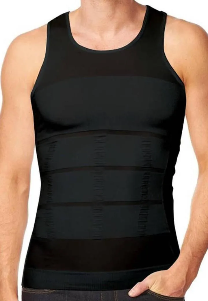 Maiou Modelator pentru Bărbați Slim, Material Respirabil Culoare Negru,Engros — Image 2