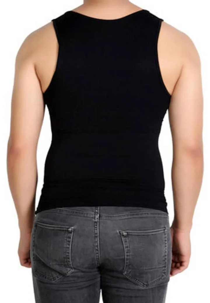 Maiou Modelator pentru Bărbați Slim, Material Respirabil Culoare Negru,Engros — Image 3