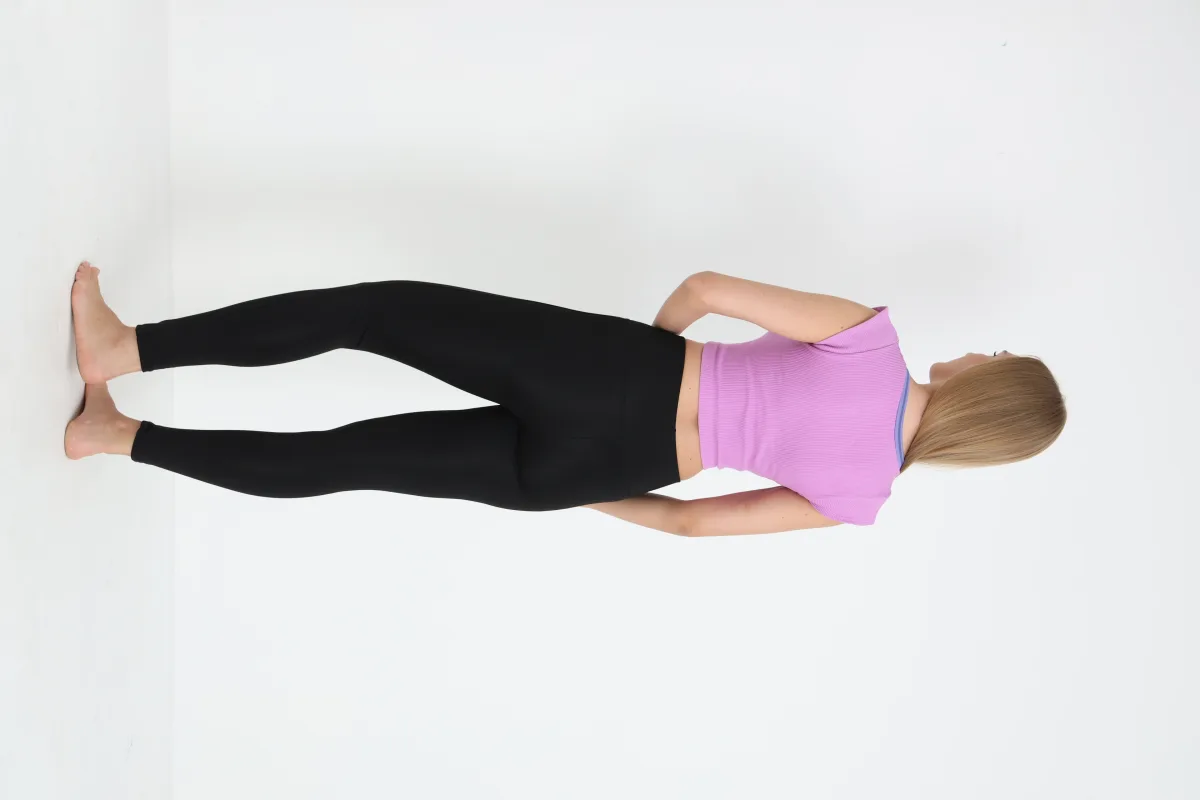 Crop Tricou Damă cu Mânecă Scurtă ,Culoare Mov, Engros — Imaginea 4
