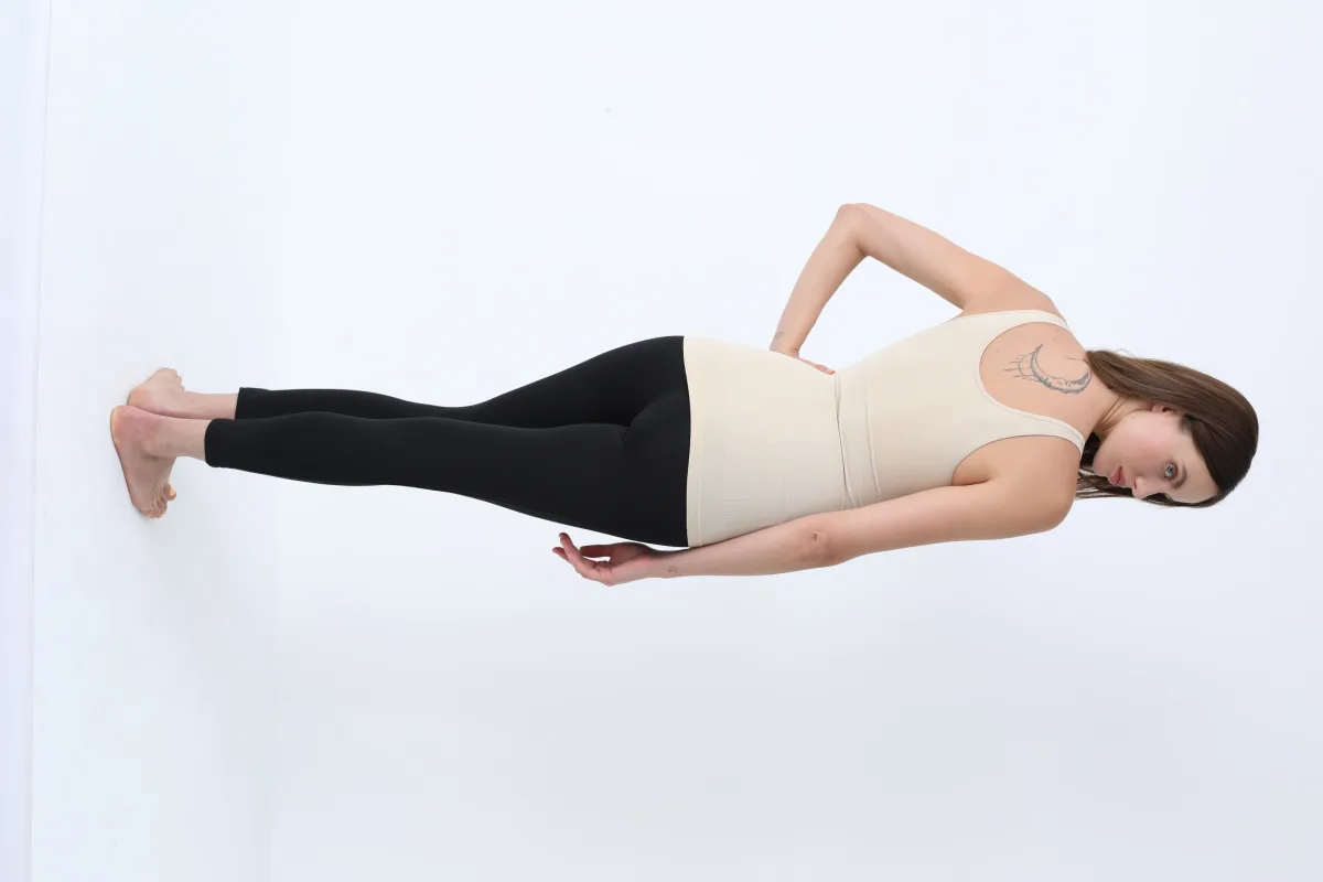 Maiou Dama Modelator in Talie cu Bretele Groase, Culoare Bej,Engros — Imaginea 2