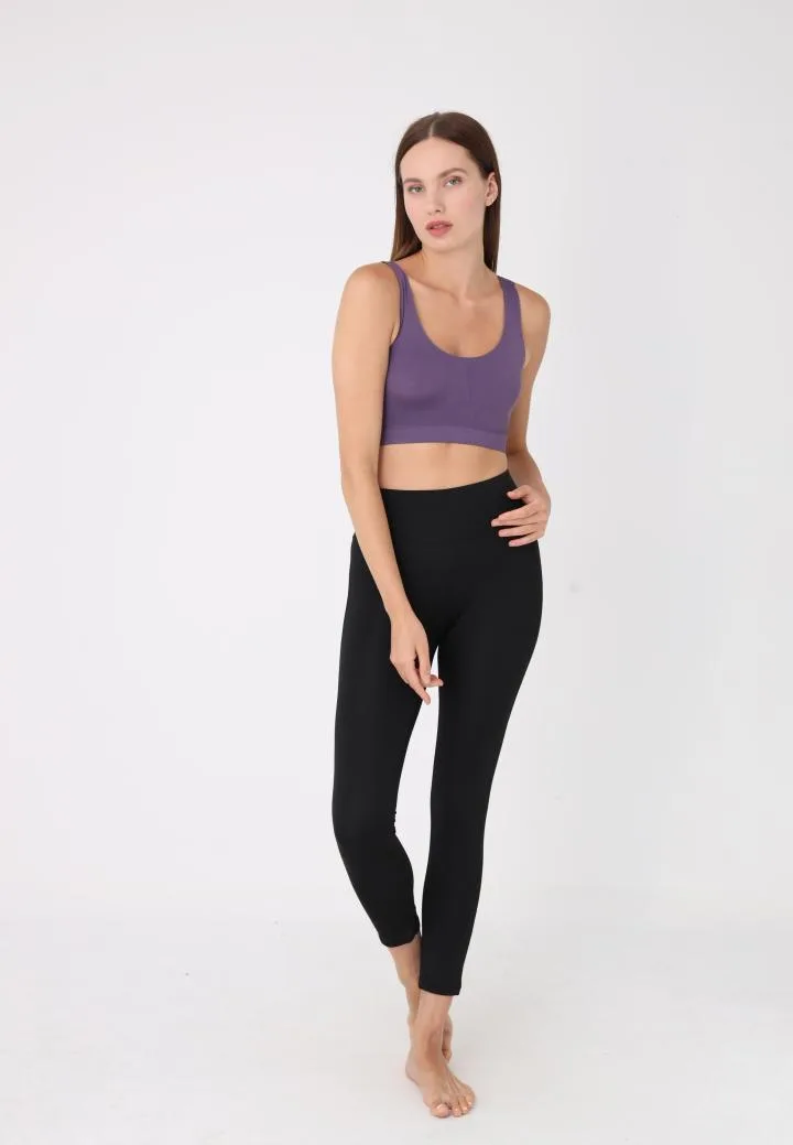 Bustieră Lejeră cu Bretele Late – Fără Push-up,Culoare Mov,Engros — Görsel 2