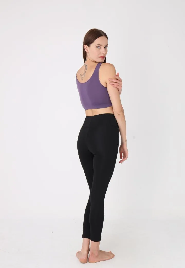 Bustieră Lejeră cu Bretele Late – Fără Push-up,Culoare Mov,Engros — Görsel 3