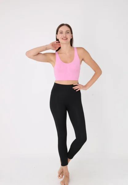 Bustieră Lejeră cu Bretele Late – Fără Push-up,Culoare Roz,Engros