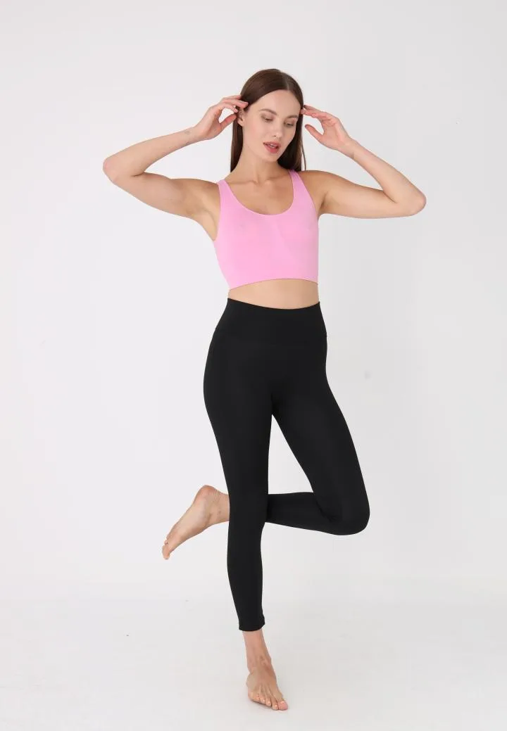 Bustieră Lejeră cu Bretele Late – Fără Push-up,Culoare Roz,Engros — Imaginea 3