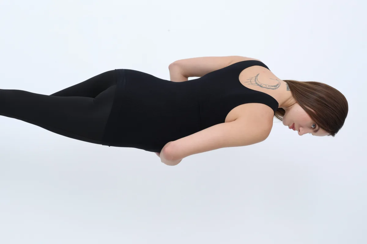 Maiou de Gravidă fără Cusături din Modal ,Culoare Negru,Engros — Imaginea 4