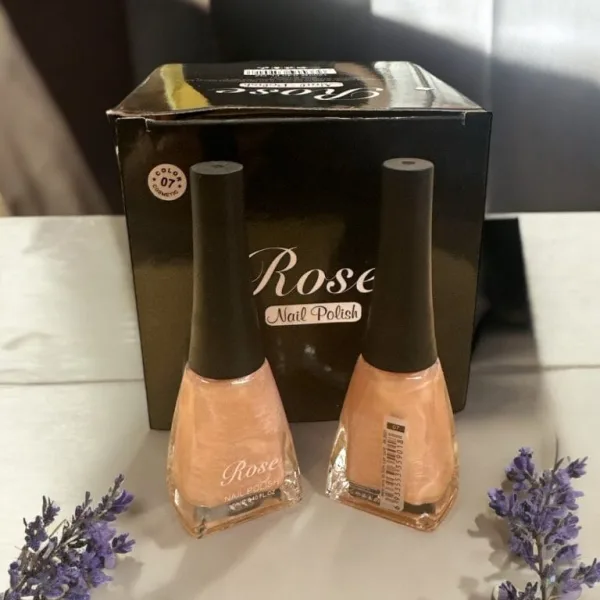 Ojă clasică Rose 12 ml - Nuanța 07, set 12 bucăți Engros