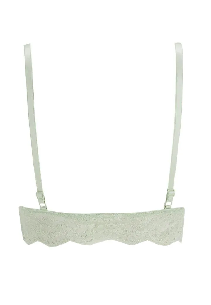 Sutien Damă cu Burete, fără Push-up, Culoare verde,Engros — Image 2