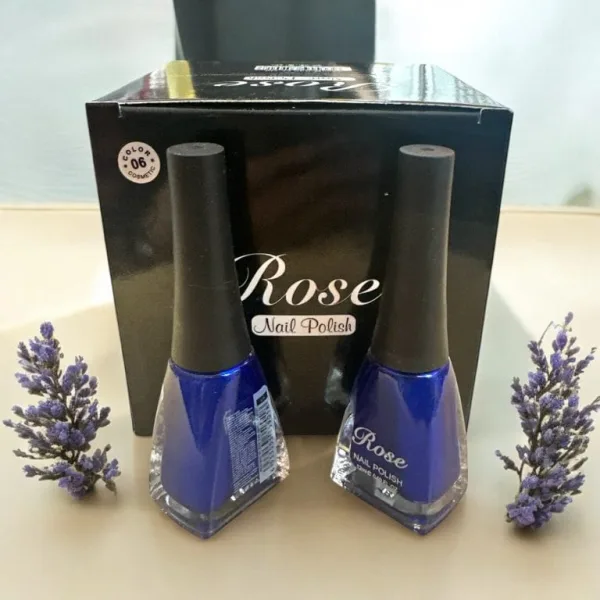Ojă clasică Rose 12 ml - Nuanța 06, set 12 bucăți En-Gross