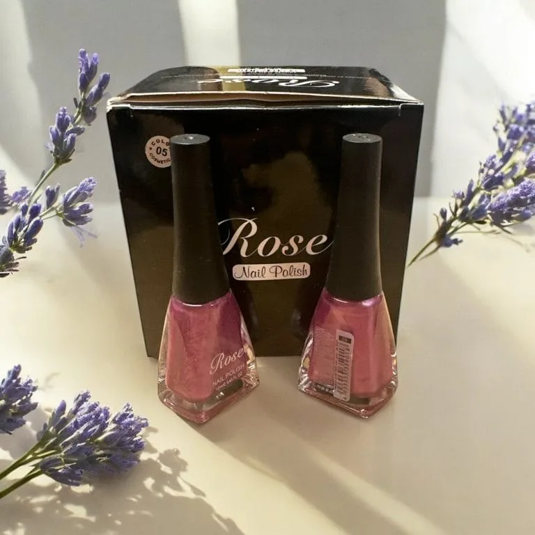 Ojă clasică Rose 12 ml - Nuanța 05, set 12 bucăți Angro — Image 1