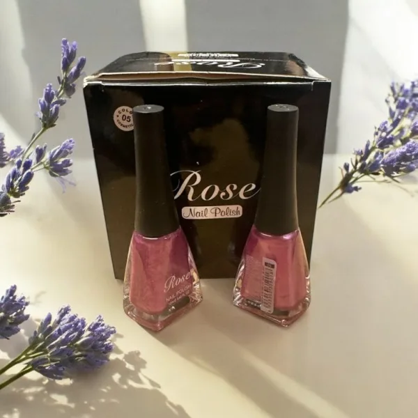 Ojă clasică Rose 12 ml - Nuanța 05, set 12 bucăți Angro