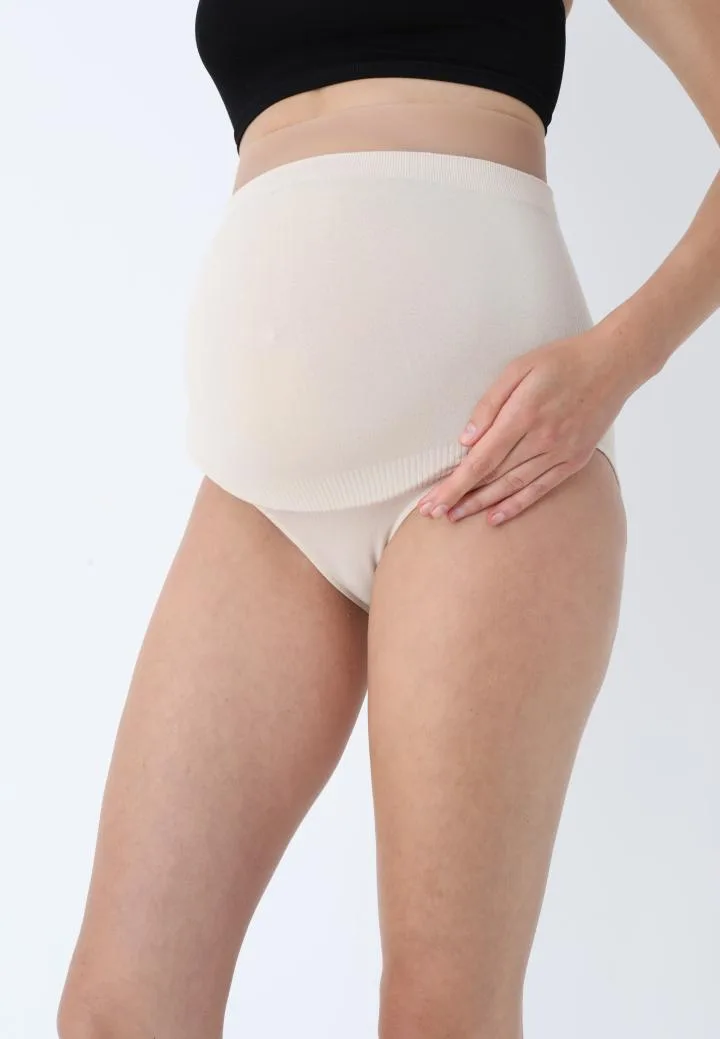 Chilot Maternitate din Modal ,Culoare Bej,Engros — Imaginea 2