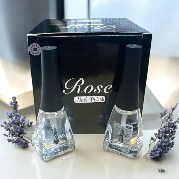 Ojă clasică Rose transparentă 12 ml en gros - Cod 00