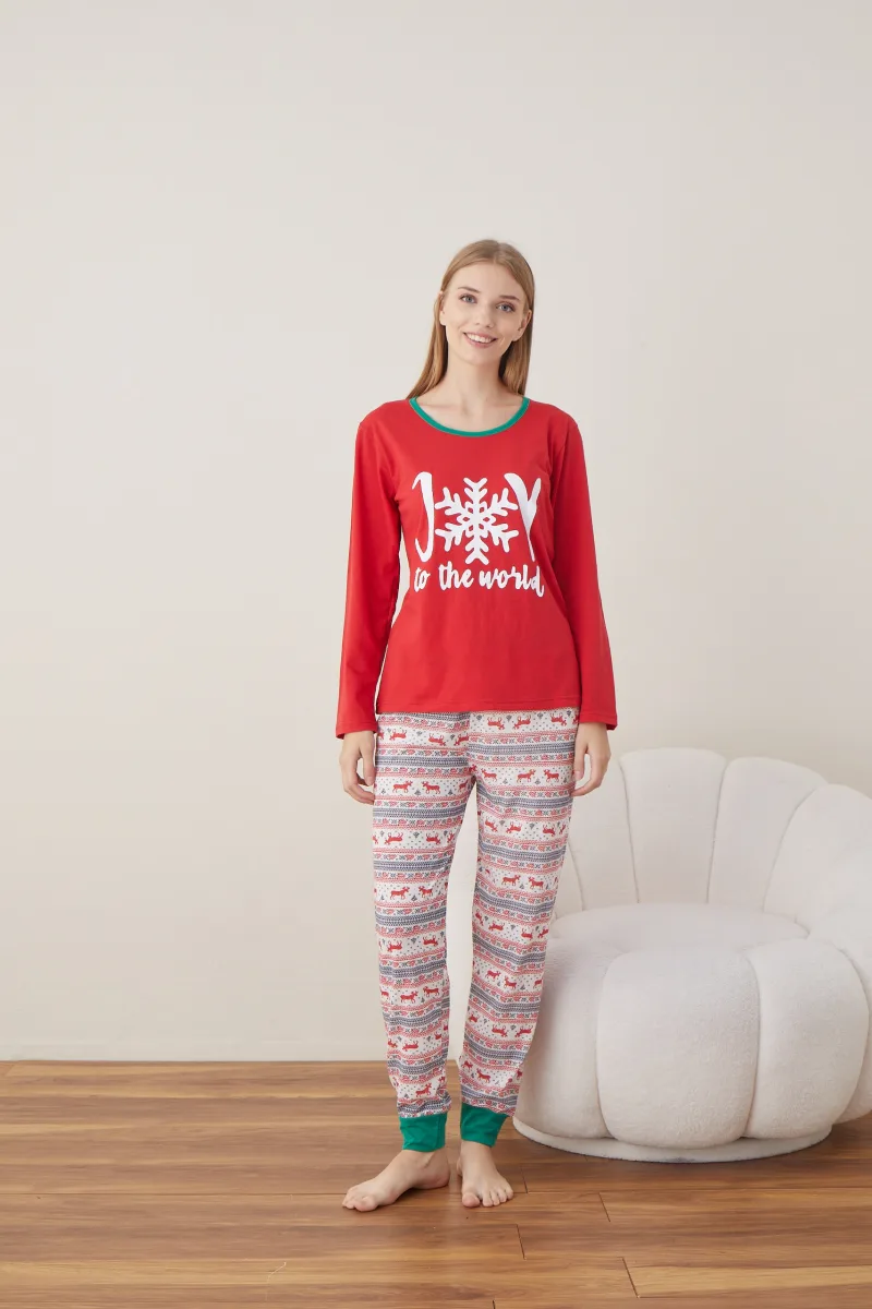Pijama Dama Craciun ,maneca lunga ,pantaloni lungi,Engros — Image 3