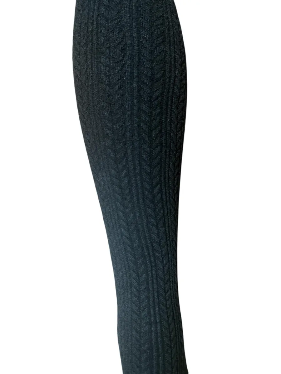 Dres Penti „Perla” 180 DEN- Bumbac, imprimeu croșetat,Culoare Negru,Engros — Image 2