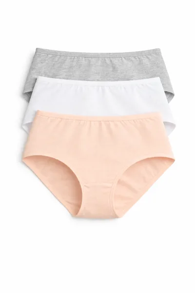 Chilot dama clasic, Set 3 Bucăți,Culoare diversificata, Engros
