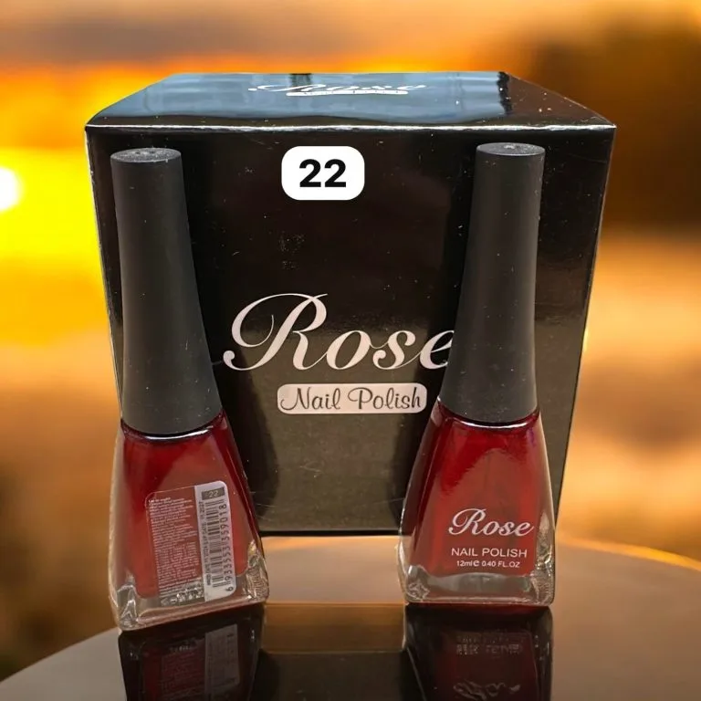 Ojă clasică Rose 12 ml - Nuanța 22 - Set 12 bucăți — Imaginea 2
