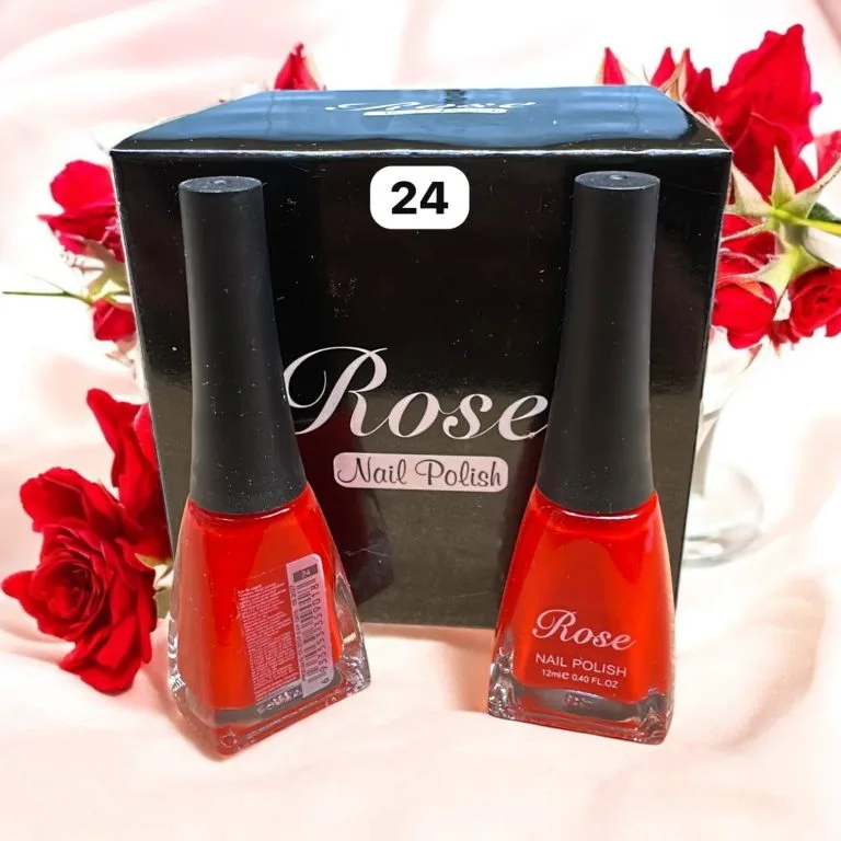 Ojă clasică Rose 12 ml - Nuanța 24 - Set 12 bucăți — Imaginea 2