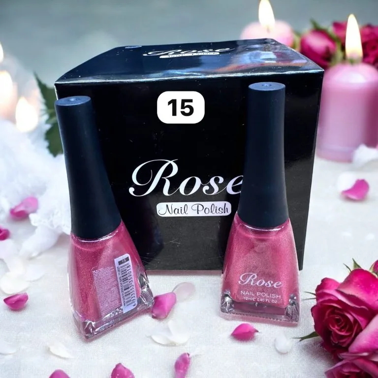 Ojă Clasică Rose 12 ml Engros - Nuanța 15 - Cutie 12 Bucăți — Image 1
