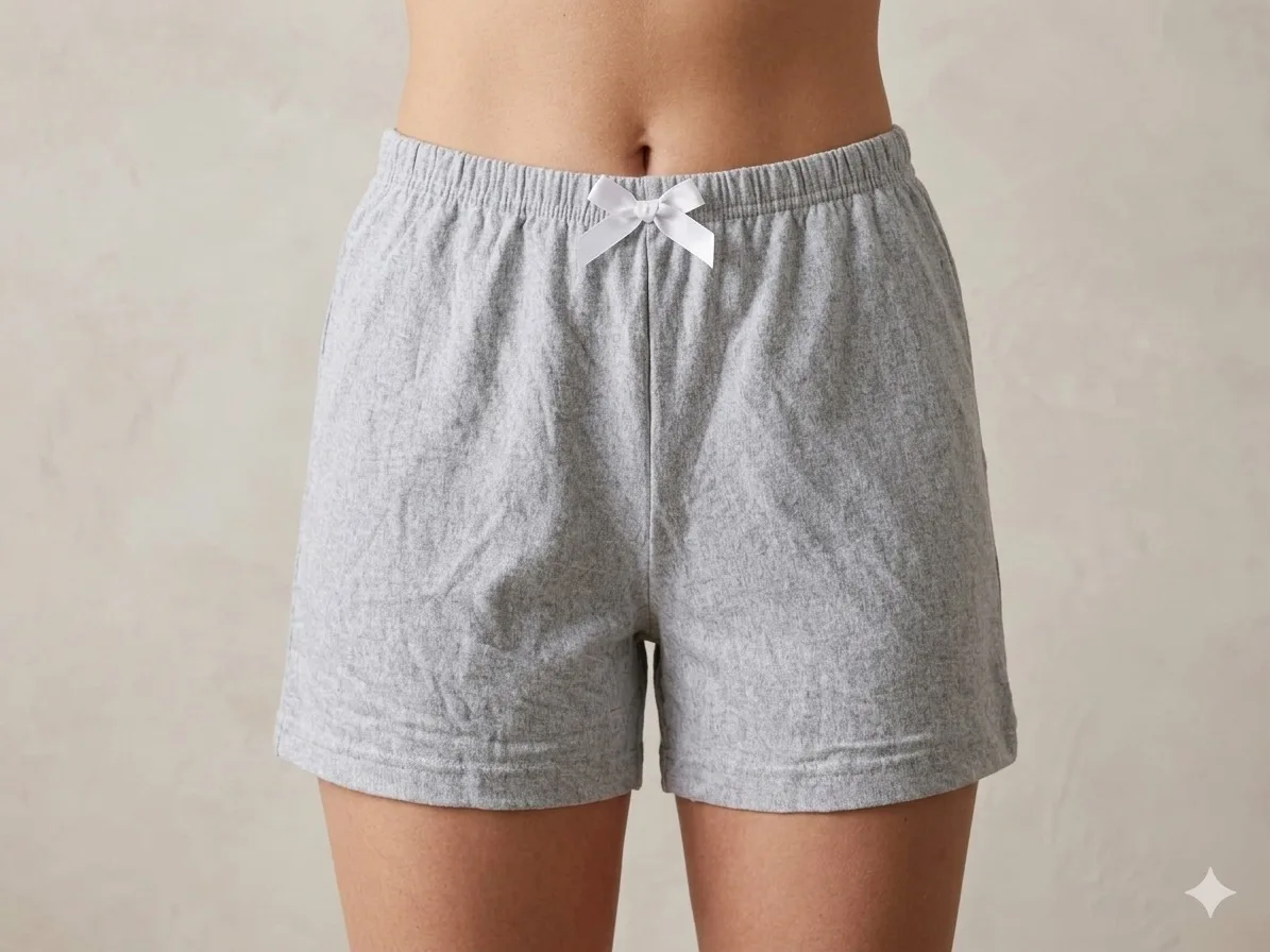 Pantalon scurt dama Serena,culoare gri  ,Engros — Imaginea 1