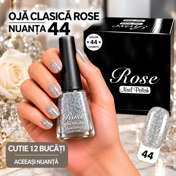 Ojă Clasică Rose Engros - Nuanța 44 - Cutie 12 Bucăți