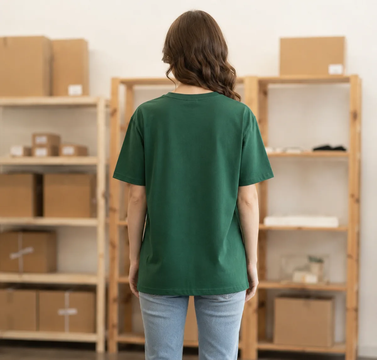 Tricou dama Serena .culoarea verde,Engros — Image 2