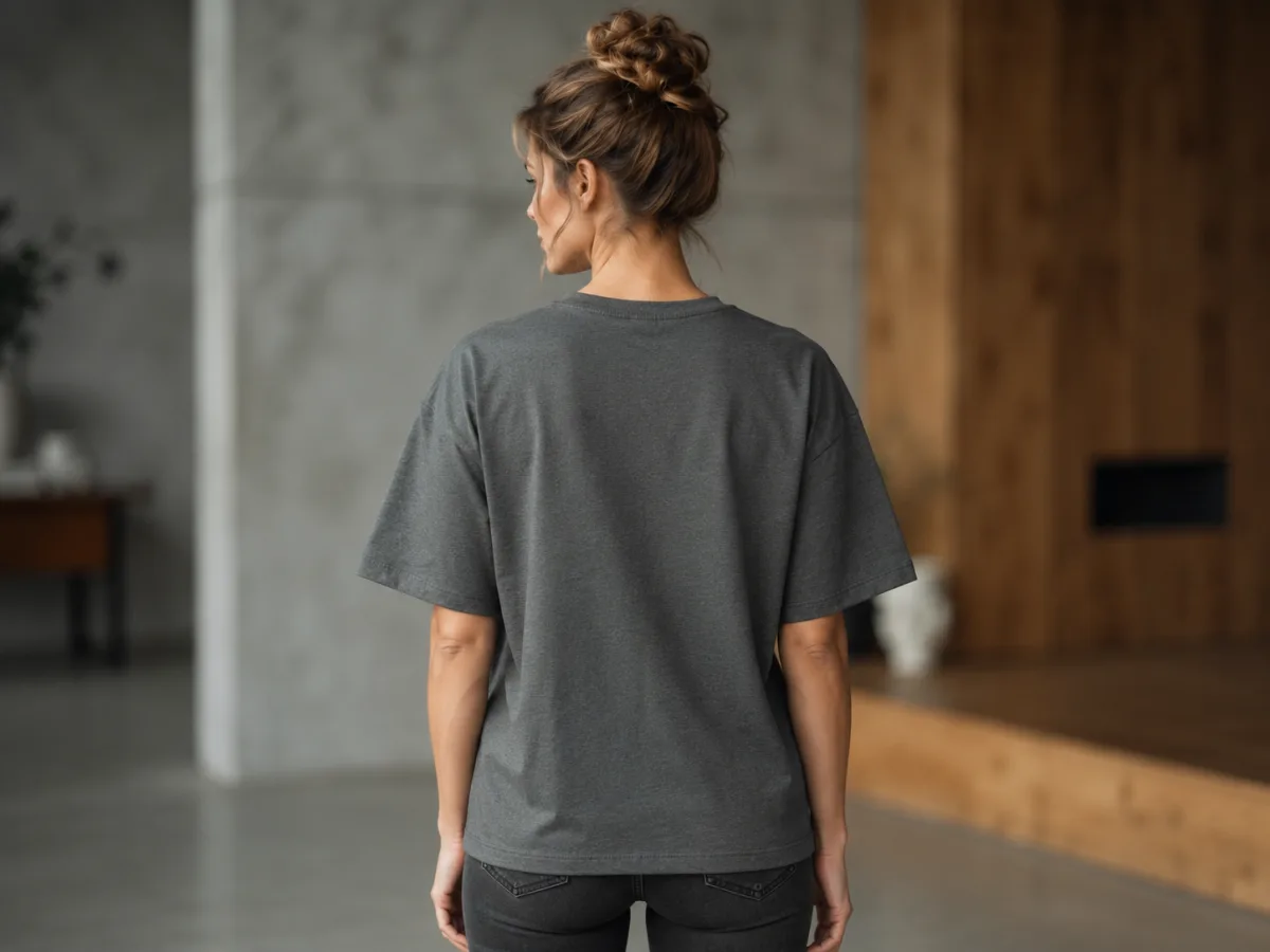 Tricou dama Serena .culoarea gri inchis,Engros — Image 2