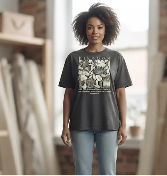 Tricou dama Serena "KINGDOM" ,culoarea gri inchis,Engros — Image 2