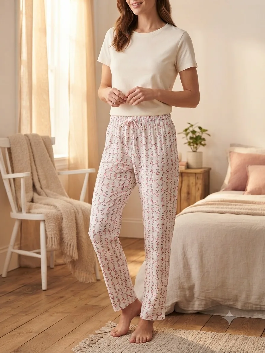 Pantaloni de Pijama Damă SERENA – Engros — Image 2