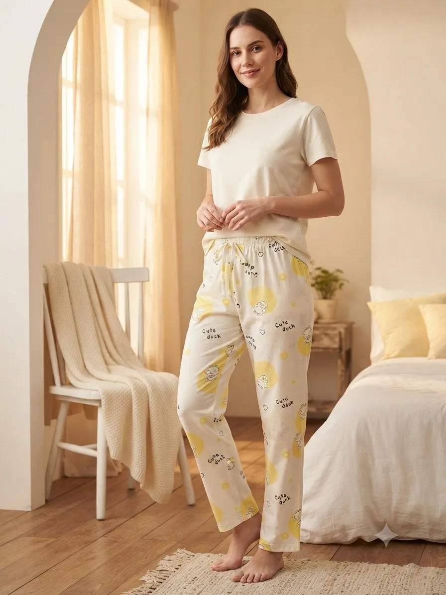 Pantaloni de Pijama Damă SERENA – Engros — Görsel 2