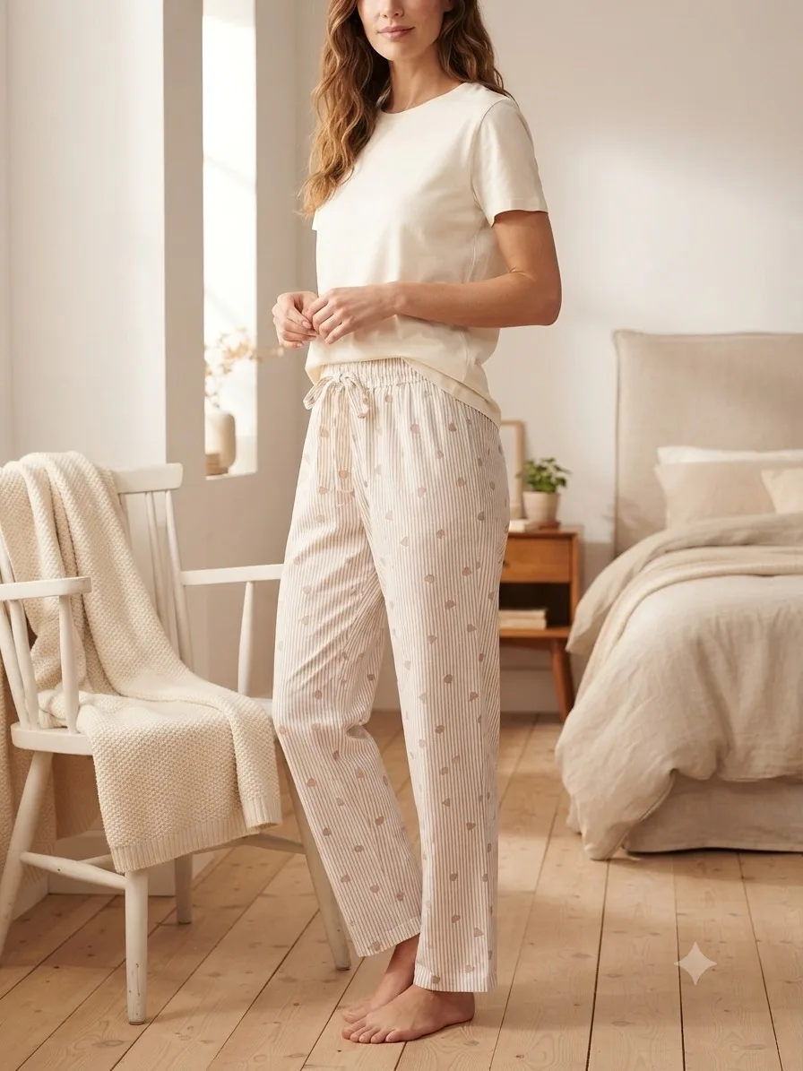Pantaloni de Pijama Damă SERENA – Engros — Görsel 2