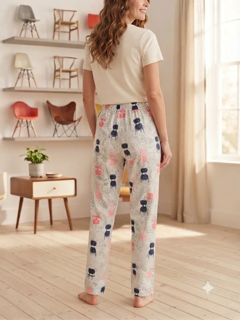 Pantaloni de Pijama Damă SERENA – Engros — Görsel 3