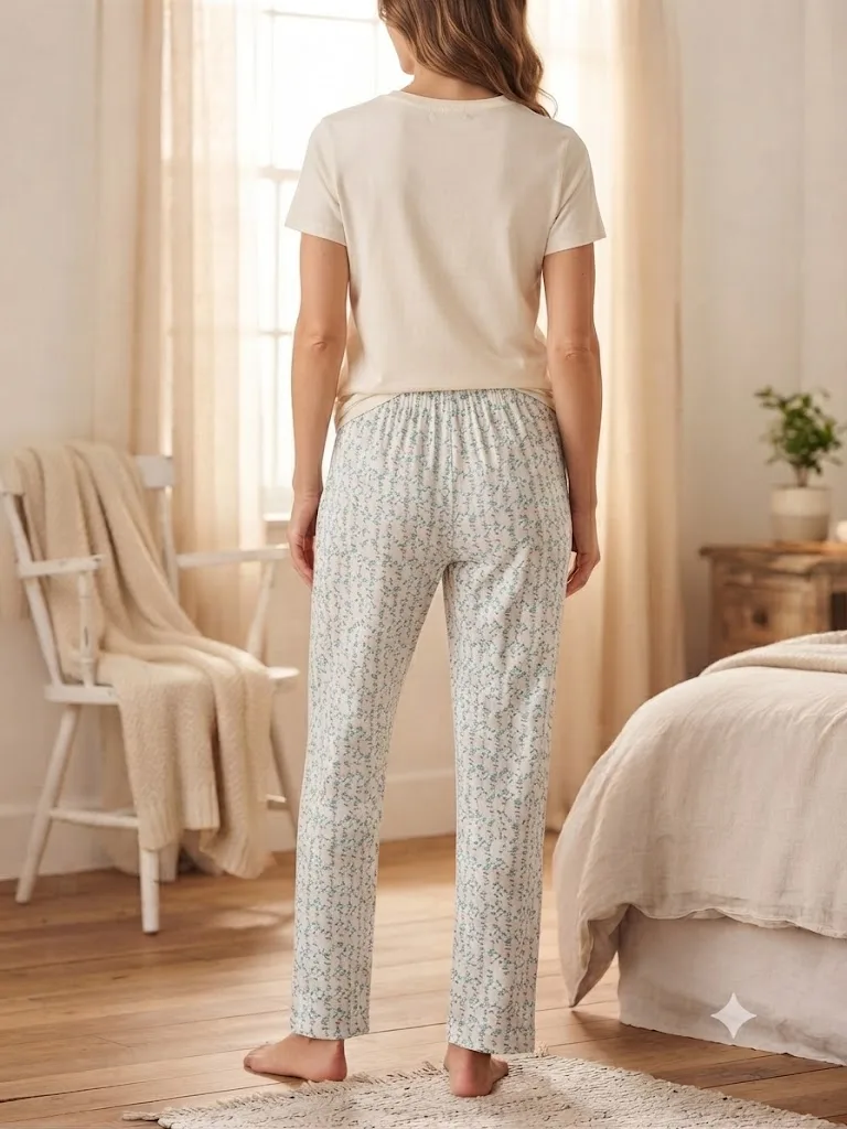 Pantaloni de Pijama Damă SERENA – Engros — Görsel 2