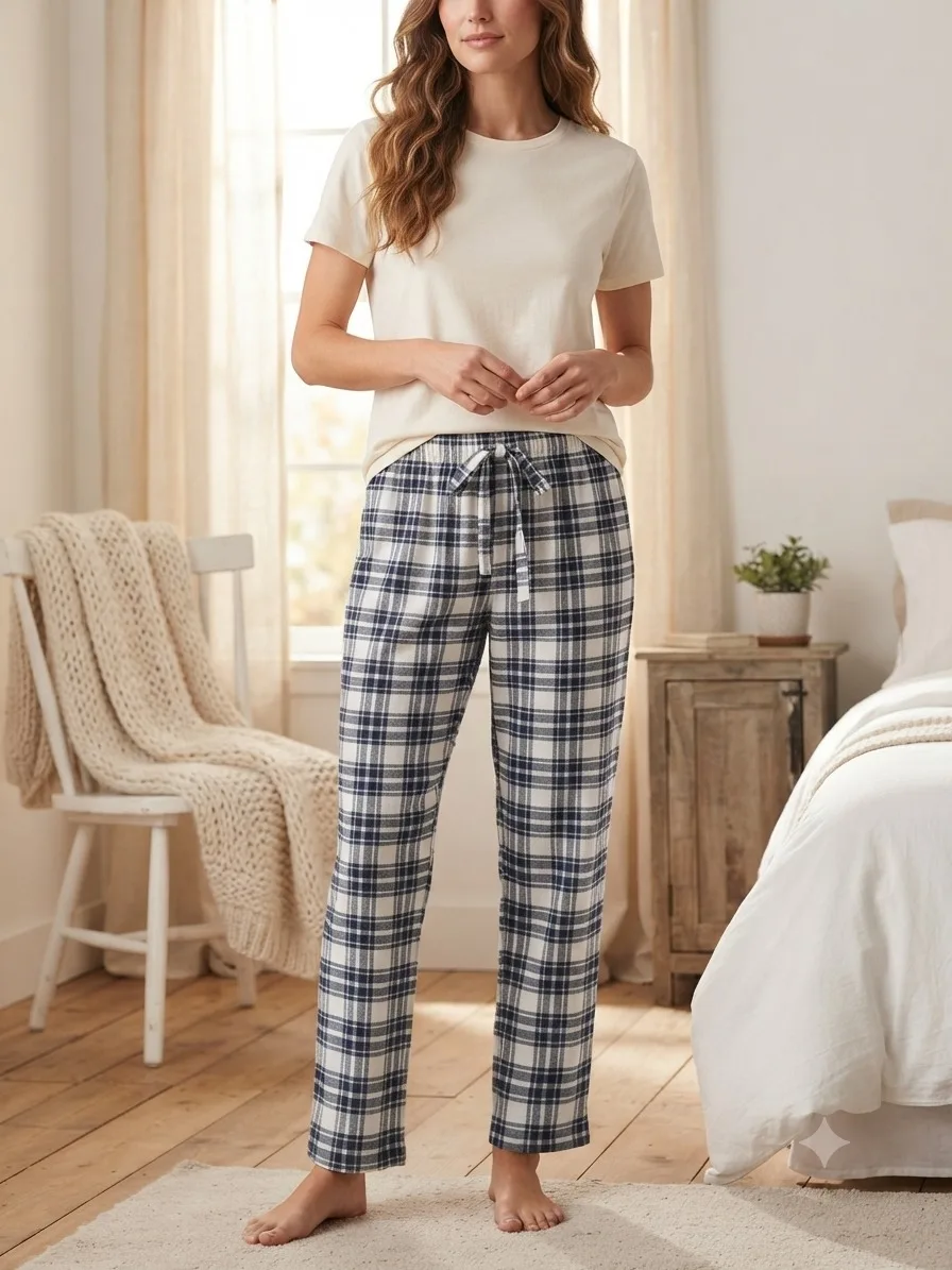 Pantaloni de Pijama Damă SERENA – Engros — Imaginea 2
