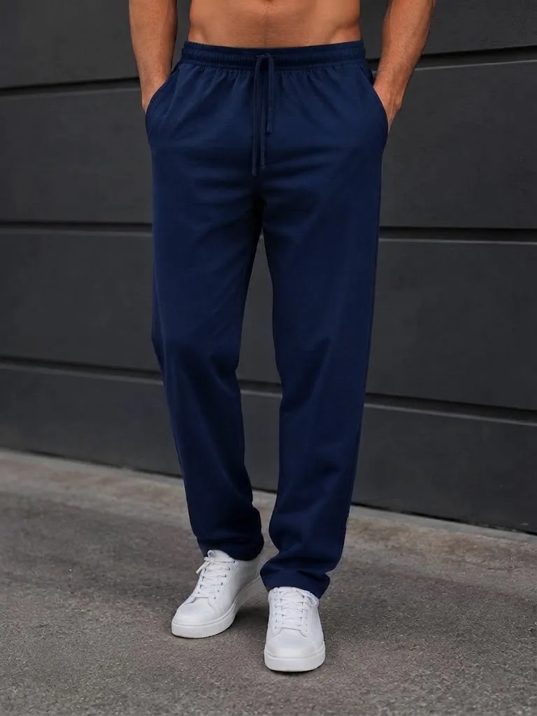 Pantalon trening barbat Serena ,culoarea Bleumarin,Engros — Görsel 1