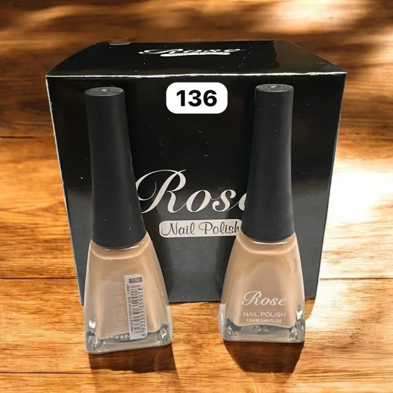 Ojă Clasică Rose 12 ml Engros - Nuanța 136 - Cutie 12 Bucăți — Image 2