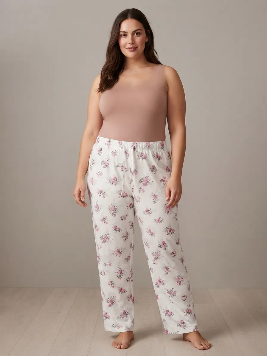 Pantalon  de pijama dama Serena big size,Engros — Görsel 1