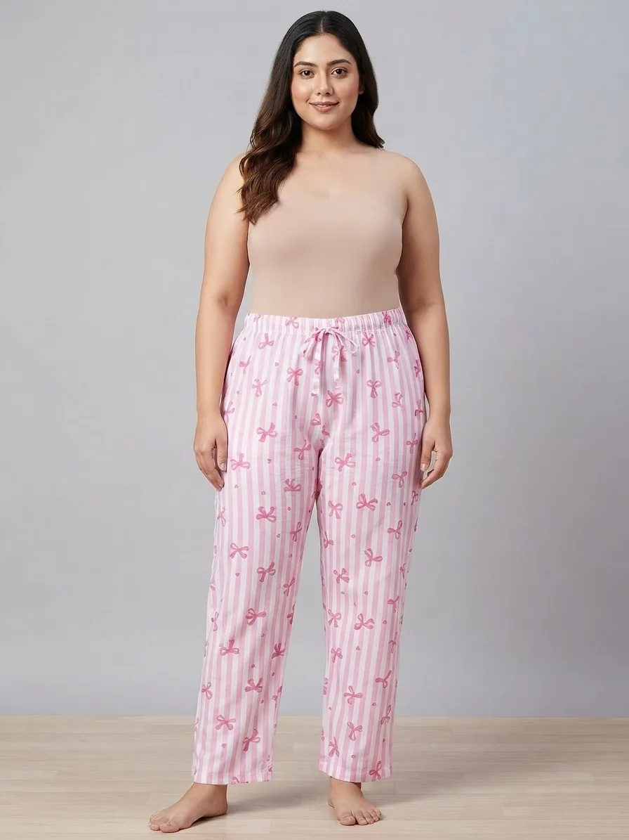 Pantalon  de pijama dama Serena big size,Engros — Imaginea 1