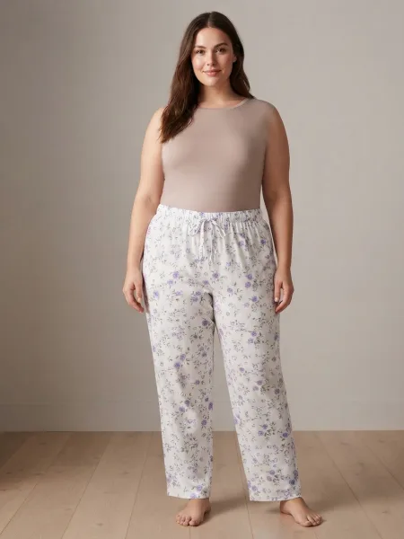 Pantalon  de pijama dama Serena big size,Engros