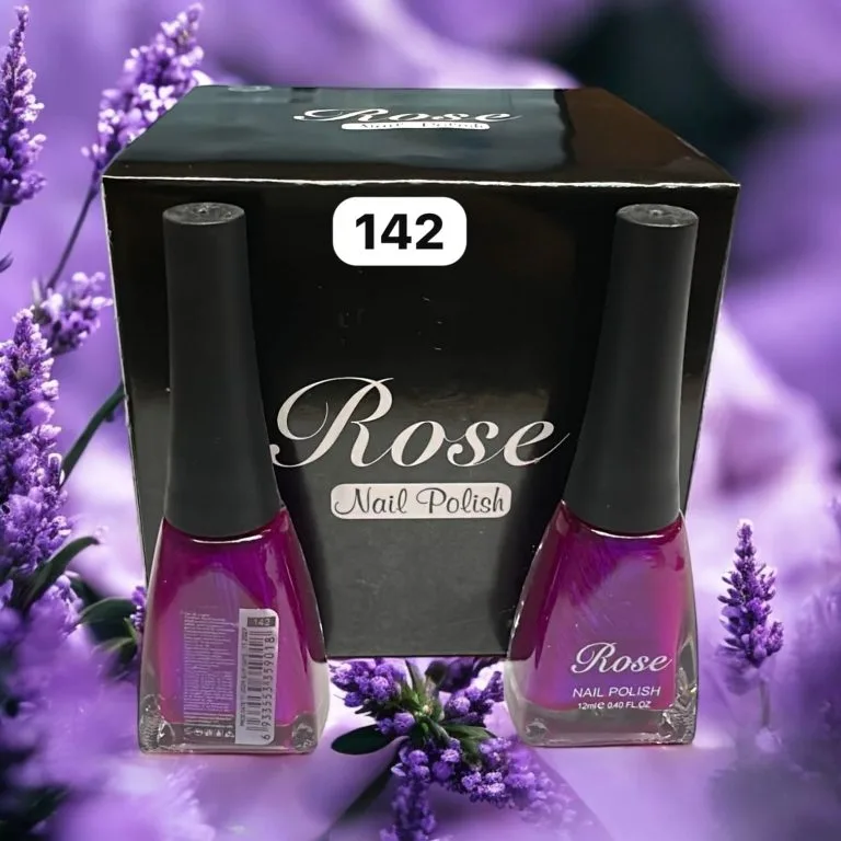 Ojă Clasică Rose 12 ml Engros - Nuanța 142 - Cutie 12 Bucăți — Image 2