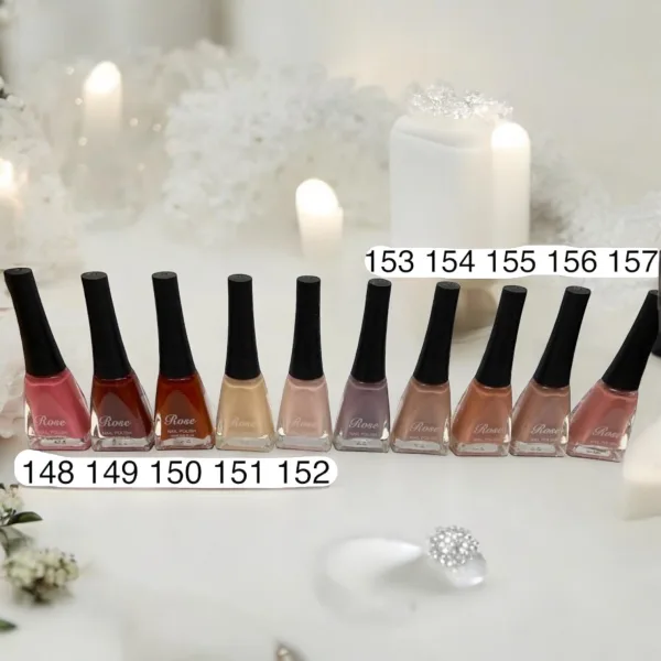 Ojă clasică Rose Engros - Paletar 13 - Set 12 bucăți